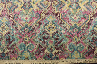 Introducing the Covington© Sutton in Magenta - a multipurpose cotton blend featuring a stunning geometric print in shades of yellow, purple, magenta, aqua, teal, and beige. Designed for style and durability, with over 20,000 double rubs.&nbsp;It it <span data-mce-fragment="1">is perfect for window treatments, decorative pillows, handbags, light duty upholstery applications.&nbsp;&nbsp;</span>