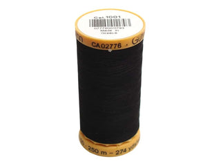 Gutermann 100% Natural Cotton Sewing Thread 274 yd (10 Colors #1001 - #9310)