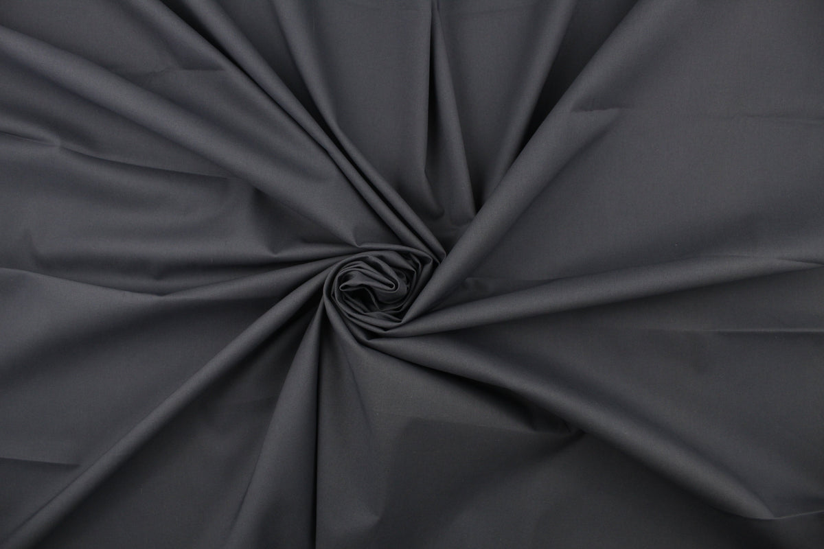 Black Broadcloth Fabric