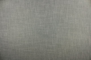 This mock linen in steel gray would be great for home decor, multi purpose upholstery, window treatments, pillows, duvet covers, tote bags and more.  We offer this fabric in other colors.