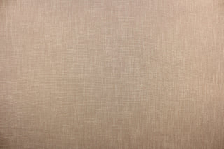 This mock linen in light brown would be great for home decor, multi purpose upholstery, window treatments, pillows, duvet covers, tote bags and more.  We offer this fabric in other colors.