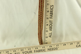 Gimp Braided/Twisted Cord Trim - 1/2" in Rust and Gold (Available in 2 Colorways)
