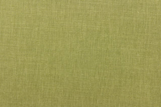 This poly/linen blend fabric in fern green offers beautiful design, style and color to any space in your home.  It is perfect for window treatments (draperies, valances, curtains, and swags), bed skirts, duvet covers, light upholstery, pillow shams and accent pillows.  We offer Obi in other colors.