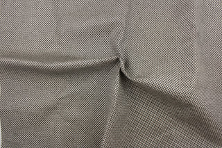 Doscher Vinyl Embossed Basketweave Fabric in Gray