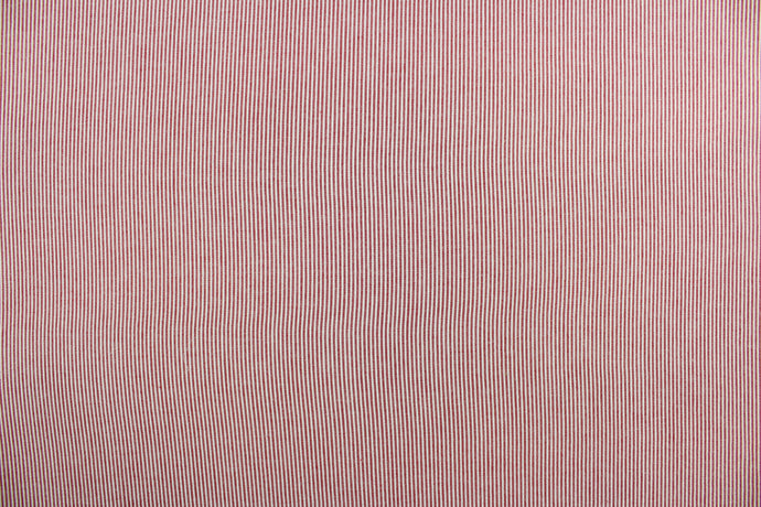 This poly/cotton fabric in red and white stripes is lightweight and is commonly used to make a variety of clothing including suits, dresses, shorts and shirts.  It is versatile enough to use in your home décor projects such as curtains and bedding.  We offer this fabric in a variety of colors.  