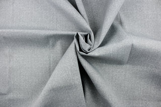  An outdoor fabric in a beautiful solid light gray .