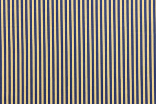 This fabric features stripes in royal blue and light orange. This versatile lightweight fabric is soft and easy to sew.  It would be great for quilting, crafting and sewing projects.  