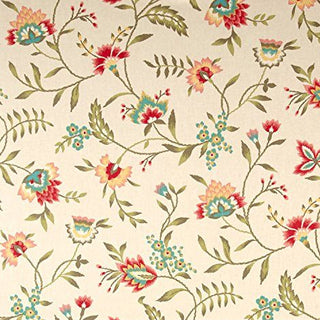 Waverly Carolina Crewel Fabric in Bloom