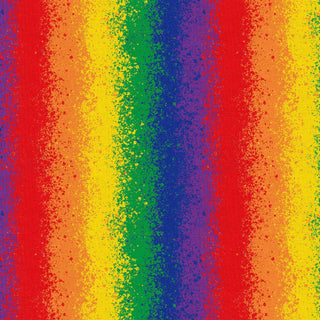 Fabric Editions Rainbow Ombre Quilting Fabric in Multi