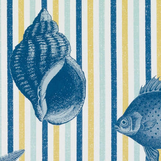 Thomas Paul Sea Life Fabric in Blue/Yellow