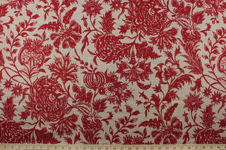 Duralee Fabrics© Ananya Fabric in Red