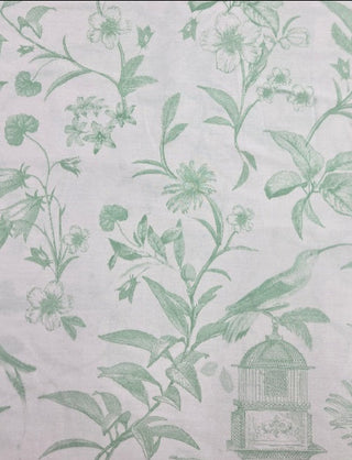 Timeless Treasures Humming Bird Vines Quilting Fabric in Green