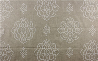 Fabricut© Medallion Damask Fabric inl by Vern Pear Yip