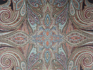 Eastern Accents Kasmir Jacquard Fabric in Night