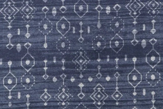 Magnolia Home Fashions Taos Fabric in Navy
