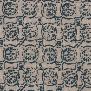 Lacefield Designs Castille Fabric in Prussian Blue