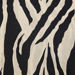 Timeless Treasures Zebra Stripe Quilting Fabric in Black