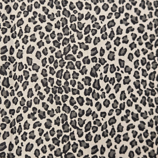 Leopard Print Quilting Fabric in Grey