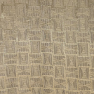Geometric Hourglass Silk Fabric in Gold
