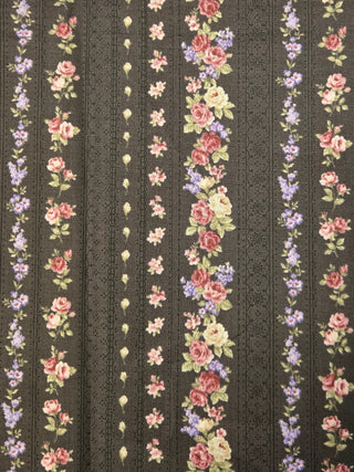 Blank Quilting Fabrics Kelly Rose Quilting Fabric  in Grey