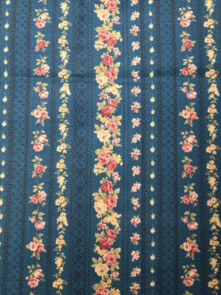 Blank Quilting Fabrics Kelly Rose Quilting Fabric in Blue