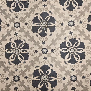 Crypton Medallion Jacquard Fabric in Dove Grey