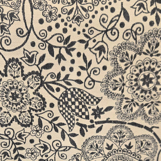 Julienne Upholstery Fabric in Black