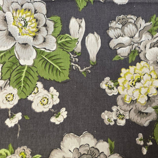 Duralee Selkirkshire Fabric in Charcoal