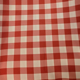 Classic Gingham Fabric in Red
