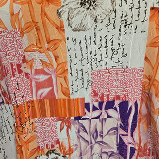 Fashion Chiffon Scrapbook Fabric in Orange