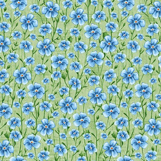 Tropical Vibes Smalls Flowers in Light Blue
