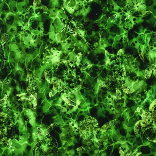 Oasis Fabrics Tonal Turtles Quilting Fabric in Green