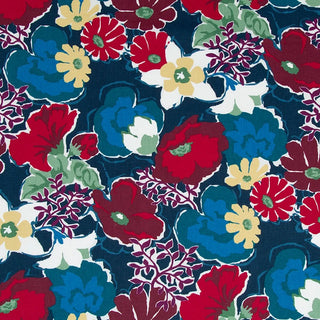 Robert Allen Splashy Garden Fabric in Poppy