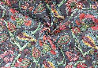 Duralee Glasgow Fabric in Charcoal