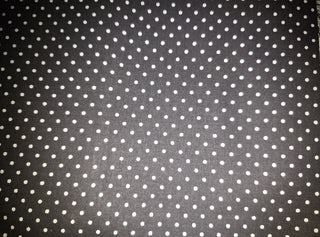 Fabric Traditions Tiny White Polka Dots in Black