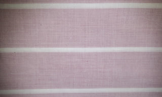 White Stripe Quilting Fabric in Pink