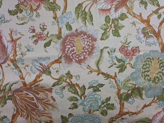 Robert Allen Cortlandt Jacobean Fabric in Cornsilk