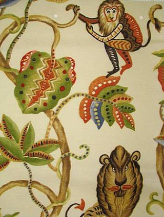P/Kaufmann Bazaar Paradise Fabric in Teak