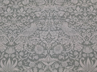Morris & Co Strawberry Thief Fabric in Viridian