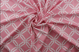 Robert Allen Road Maze Fabric in Carnation