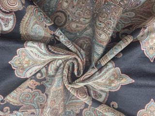 Eastern Accents Kasmir Jacquard Fabric in Night
