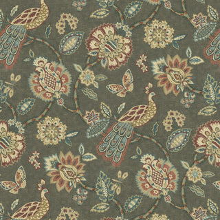 P/Kaufmann Pheasant & Fleur Fabric in Shadow
