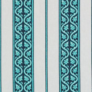 Lulu DK Jagger Linen Fabric in Turquoise