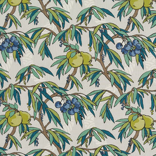 Robert Allen Nouveau Fruit Fabric in Peacock