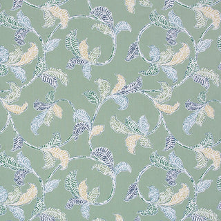 Robert Allen Rosemaling Fabric in Grassland