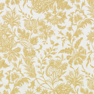 Duralee Ananya Fabric in Mustard