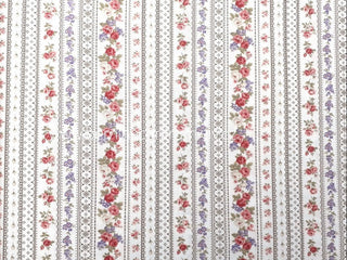 Kelly Rose Quilting Fabric in White