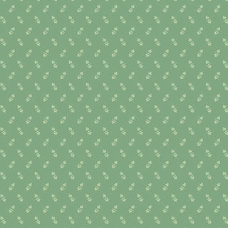 Andover Fabric Small Flowers Quilting Fabric in Evergreen A-9737-G