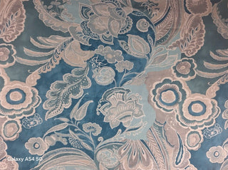 Swavelle Mill Creek Paris Paisley Fabric in Aquatic