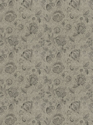 Fabricut Floral and Vine Fabric in Dove